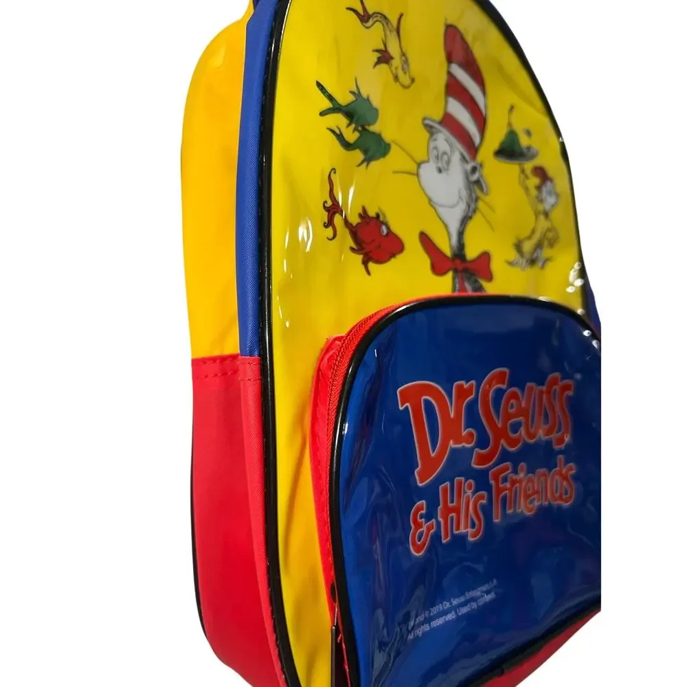 Dr. Seuss & Friends Mini Toddler Backpack Cat in the Hat School Bag Kids 2019